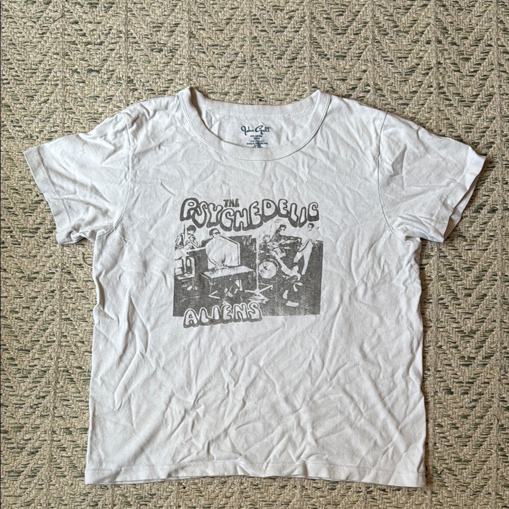 Brandy Melville White Cotton T-Shirt